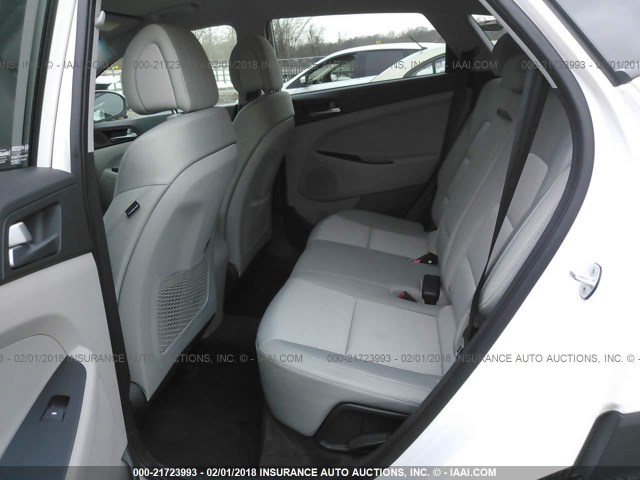 KM8J33A44GU146947 - 2016 HYUNDAI TUCSON LIMITED/SPORT AND ECO/SE WHITE photo 8