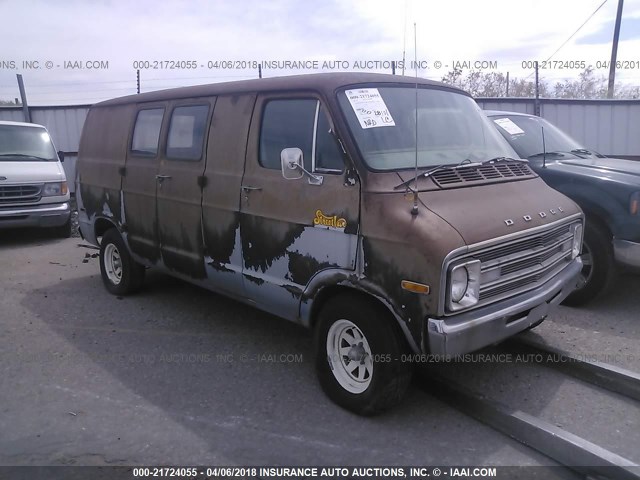 0000B21BE7K199694 - 1978 DODGE RAM VAN BROWN photo 1