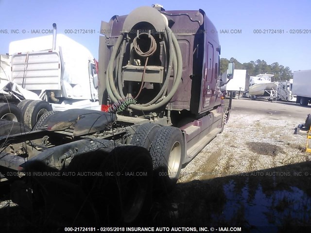 3AKJGLDV3DSFD8425 - 2013 FREIGHTLINER CASCADIA 125  MAROON photo 4