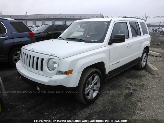 1C4NJPFA5GD519219 - 2016 JEEP PATRIOT LATITUDE WHITE photo 2