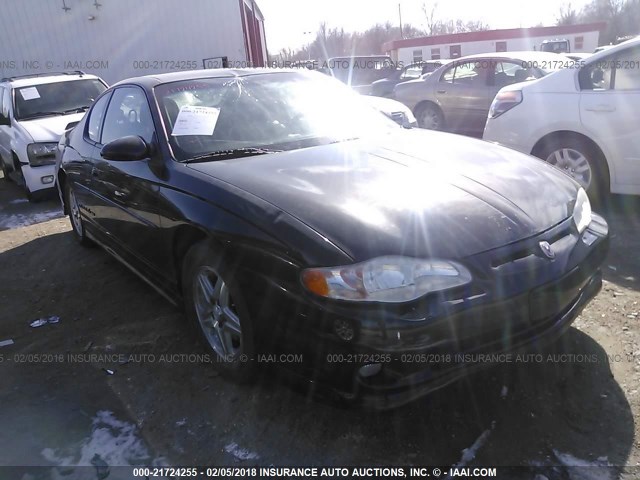 2G1WX15K319293852 - 2001 CHEVROLET MONTE CARLO SS შავი ფოტო 1