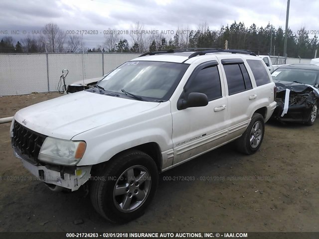 1J4GX58N93C509797 - 2003 JEEP GRAND CHEROKEE LIMITED WHITE photo 2