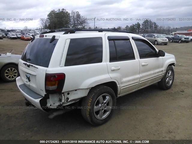 1J4GX58N93C509797 - 2003 JEEP GRAND CHEROKEE LIMITED WHITE photo 4