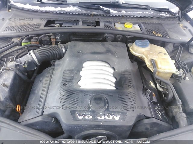 WVWRH63B93P437314 - 2003 VOLKSWAGEN PASSAT GLX 黑色 照片 10