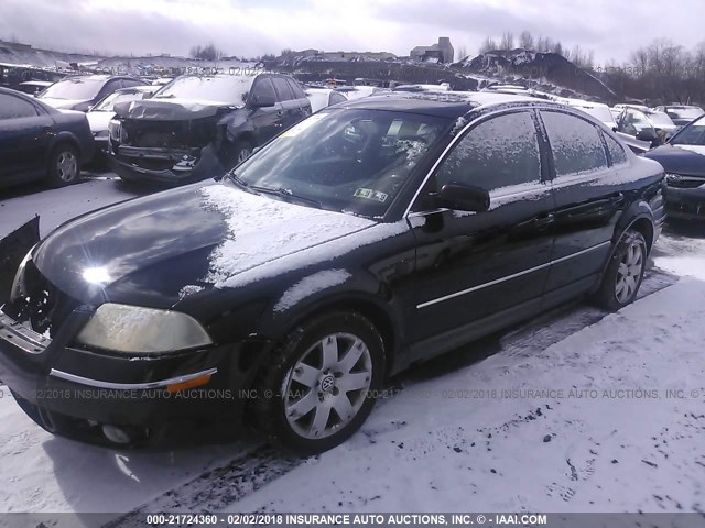 WVWRH63B93P437314 - 2003 VOLKSWAGEN PASSAT GLX 黑色 照片 2