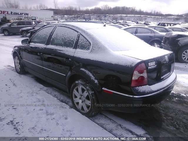 WVWRH63B93P437314 - 2003 VOLKSWAGEN PASSAT GLX 黑色 照片 3