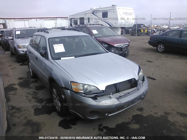 4S4BP61C067338672 - 2006 SUBARU LEGACY OUTBACK 2.5I GRAY photo 1