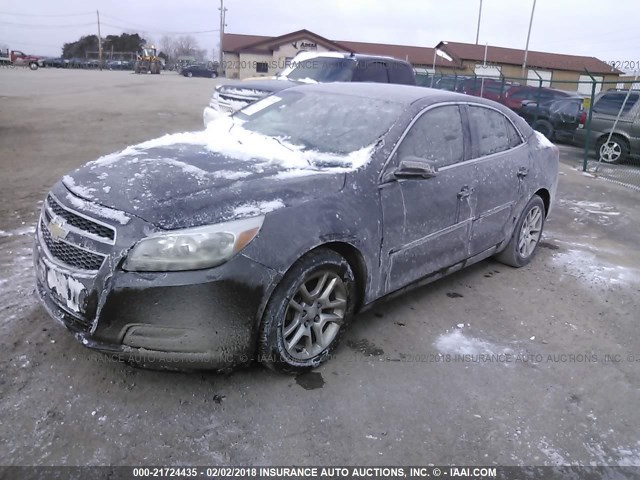 1G11C5SA7DF218902 - 2013 CHEVROLET MALIBU 1LT GRAY photo 2
