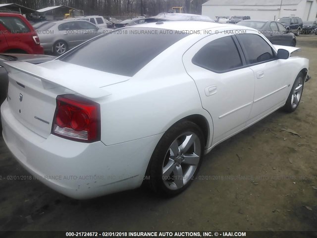 2B3CA9CVXAH268333 - 2010 DODGE CHARGER RALLYE WHITE photo 4