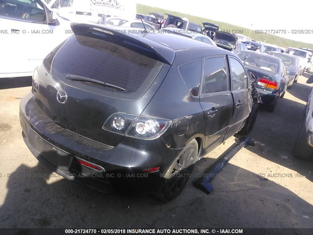 JM1BK34L771681562 - 2007 MAZDA SPEED 3 GRAY photo 4