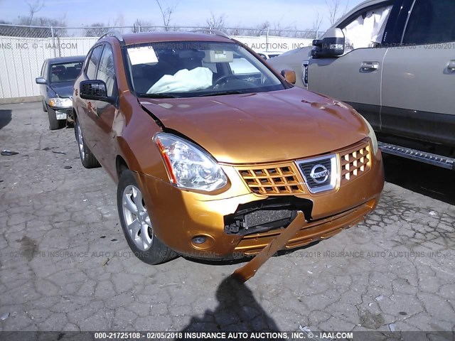 JN8AS58T78W003596 - 2008 NISSAN ROGUE S/SL ORANGE photo 6