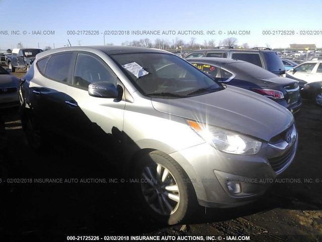 KM8JU3AC5BU172549 - 2011 HYUNDAI TUCSON GLS/LIMITED SILVER photo 1