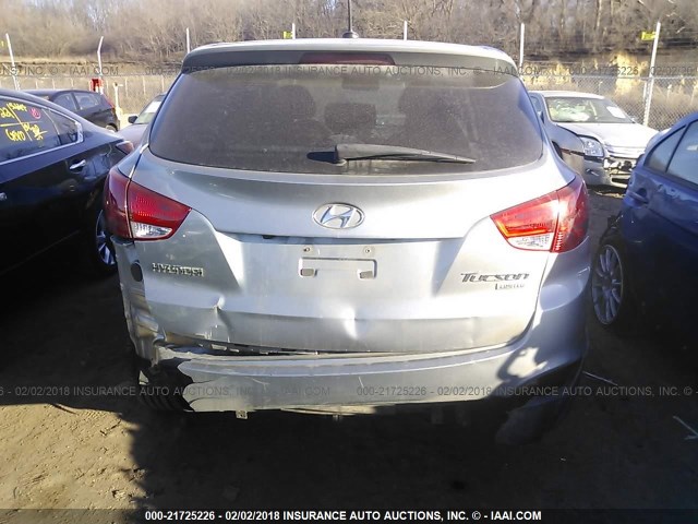 KM8JU3AC5BU172549 - 2011 HYUNDAI TUCSON GLS/LIMITED ვერცხლისფერი ფოტო 6