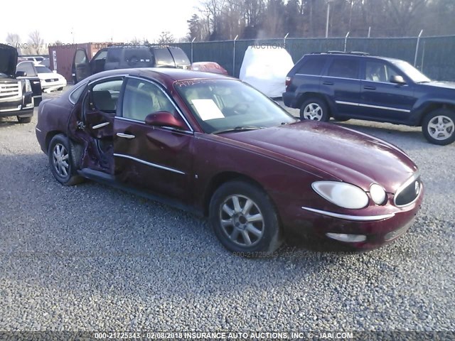 2G4WC582571170045 - 2007 BUICK LACROSSE CX RED photo 1