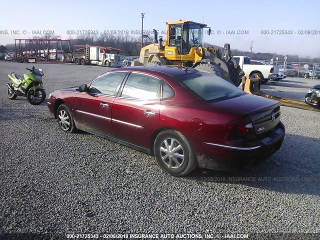 2G4WC582571170045 - 2007 BUICK LACROSSE CX RED photo 3