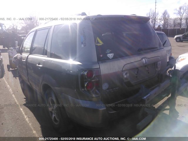 2HKYF18537H525302 - 2007 HONDA PILOT EXL GOLD photo 3