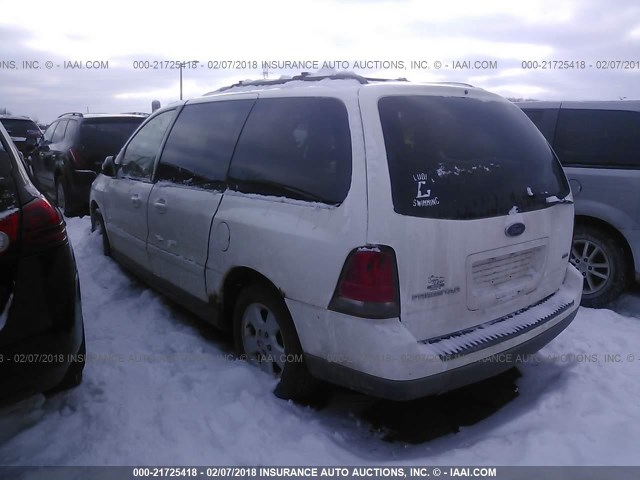 2FMZA57614BA53544 - 2004 FORD FREESTAR SES WHITE photo 3