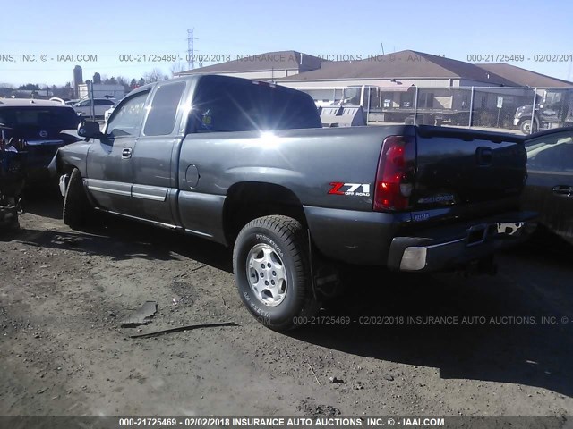 2GCEK19T731133656 - 2003 CHEVROLET SILVERADO K1500 BLACK photo 3