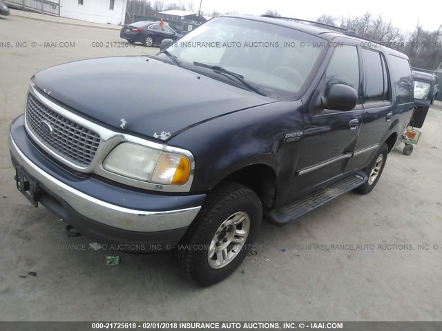 1FMRU1668YLB52420 - 2000 FORD EXPEDITION XLT Lila Foto 2