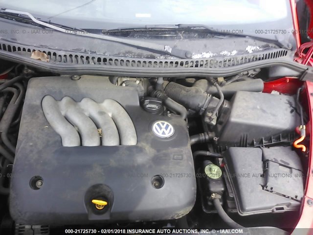 3VWBB61C2WM040226 - 1998 VOLKSWAGEN NEW BEETLE Qırmızı foto 10