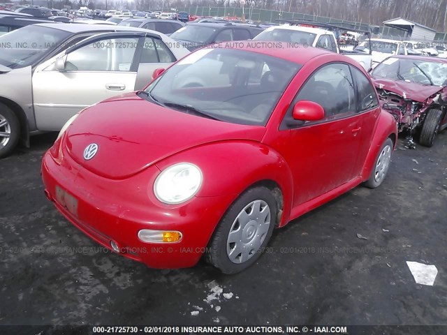 3VWBB61C2WM040226 - 1998 VOLKSWAGEN NEW BEETLE Qırmızı foto 2