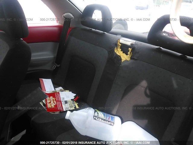 3VWBB61C2WM040226 - 1998 VOLKSWAGEN NEW BEETLE Qırmızı foto 8