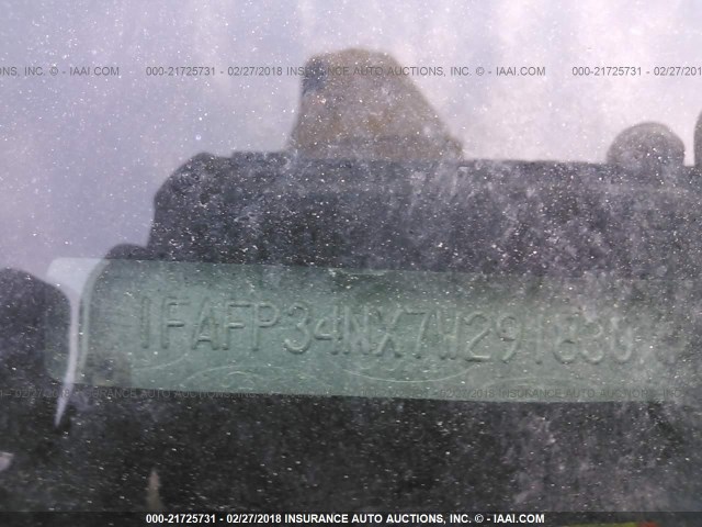 1FAFP34NX7W291830 - 2007 FORD FOCUS ZX4/S/SE/SES 黑色 照片 9