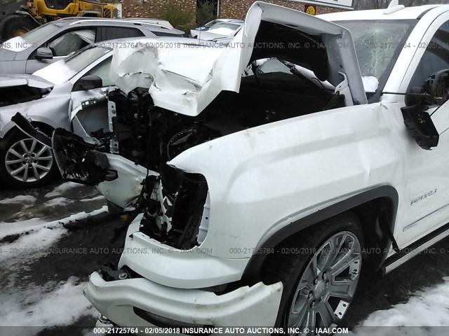 3GTU2PEJ3HG487126 - 2017 GMC SIERRA K1500 DENALI WHITE photo 6