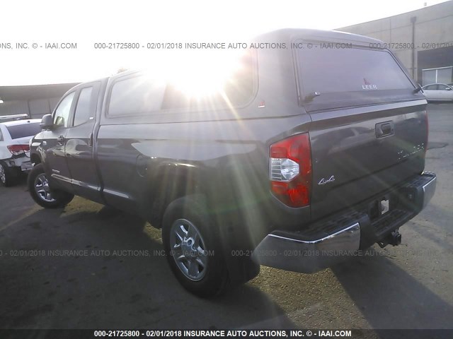 5TFCY5F10GX020169 - 2016 TOYOTA TUNDRA DOUBLE CAB SR/SR5 GRAY photo 3