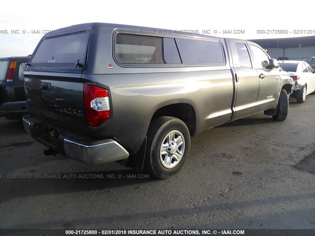 5TFCY5F10GX020169 - 2016 TOYOTA TUNDRA DOUBLE CAB SR/SR5 GRAY photo 4