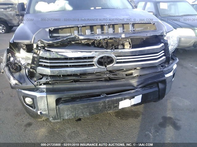 5TFCY5F10GX020169 - 2016 TOYOTA TUNDRA DOUBLE CAB SR/SR5 GRAY photo 6