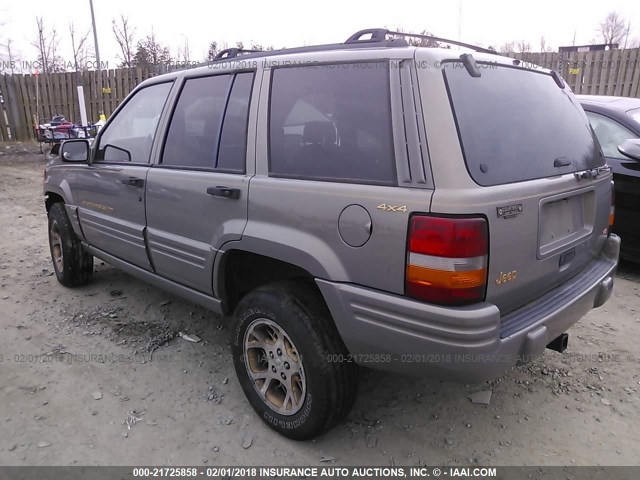 1J4GZ78Y4VC644625 - 1997 JEEP GRAND CHEROKEE LIMITED/ORVIS GOLD photo 3