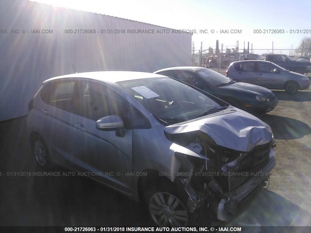 JHMGK5H53GS006099 - 2016 HONDA FIT LX SILVER photo 1