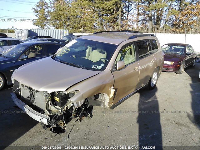 5TDBK3EH2DS190521 - 2013 TOYOTA HIGHLANDER PLUS/SE GOLD photo 2