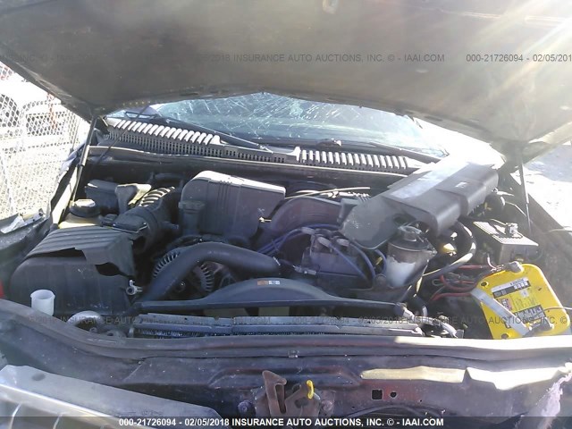 1FMZU73K03UB01890 - 2003 FORD EXPLORER XLT/XLT SPORT/NBX BLACK photo 10