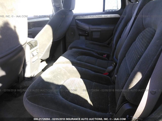 1FMZU73K03UB01890 - 2003 FORD EXPLORER XLT/XLT SPORT/NBX BLACK photo 8