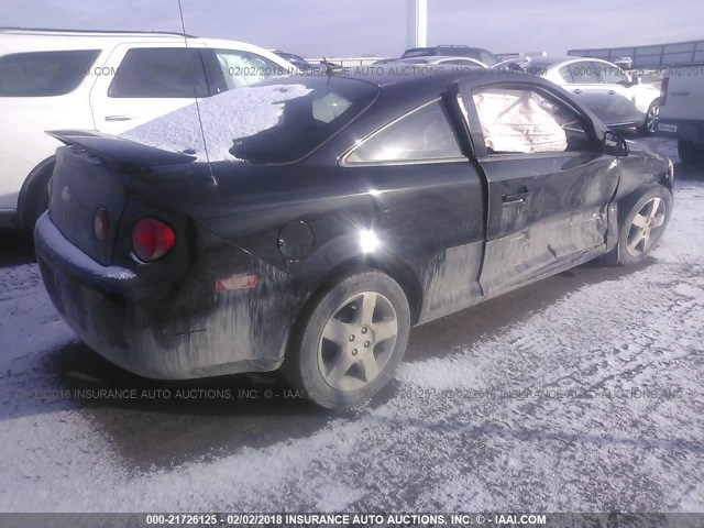 1G1AD1F5XA7194264 - 2010 CHEVROLET COBALT 1LT BLACK photo 4