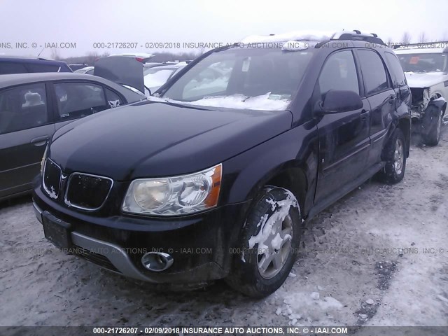 2CKDL63F176052632 - 2007 PONTIAC TORRENT PURPLE photo 2