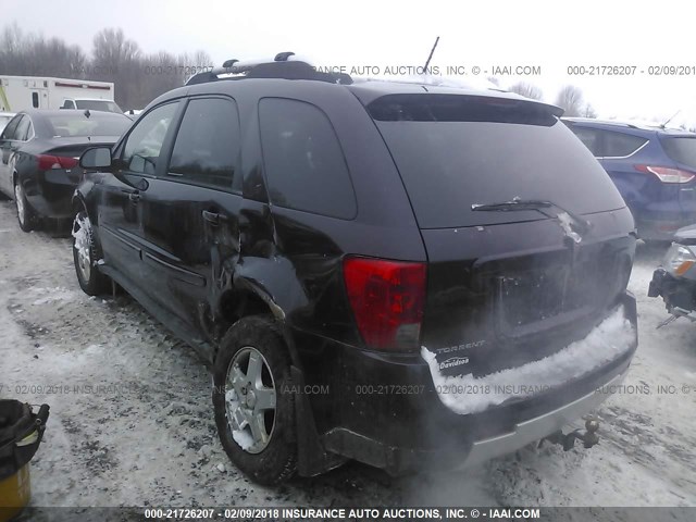 2CKDL63F176052632 - 2007 PONTIAC TORRENT PURPLE photo 3