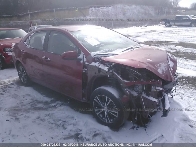 5YFBURHE5GP536542 - 2016 TOYOTA COROLLA L/LE/LE PLS/PRM/S/S PLS RED photo 1