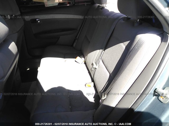 1G1ZG57B29F145258 - 2009 CHEVROLET MALIBU LS 绿色 照片 8