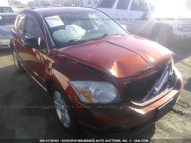 1B3CB4HA5AD584130 - 2010 DODGE CALIBER SXT ORANGE photo 1