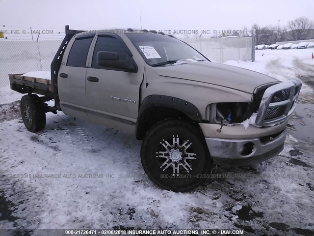 3D7KS28CX5G783222 - 2005 DODGE RAM 2500 ST/SLT GOLD photo 1