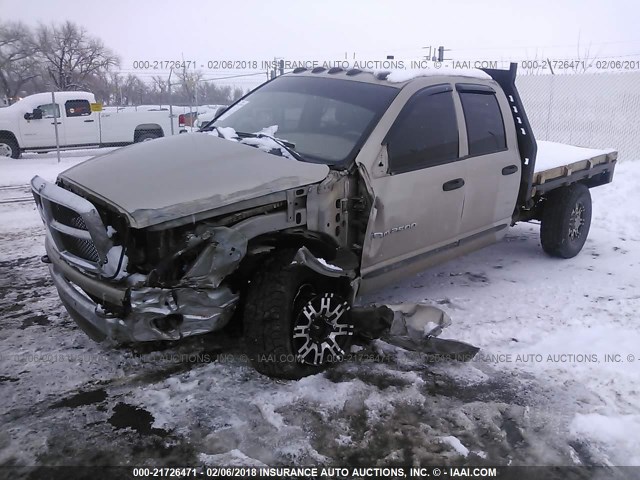 3D7KS28CX5G783222 - 2005 DODGE RAM 2500 ST/SLT GOLD photo 2