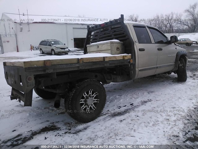 3D7KS28CX5G783222 - 2005 DODGE RAM 2500 ST/SLT 金色 照片 4