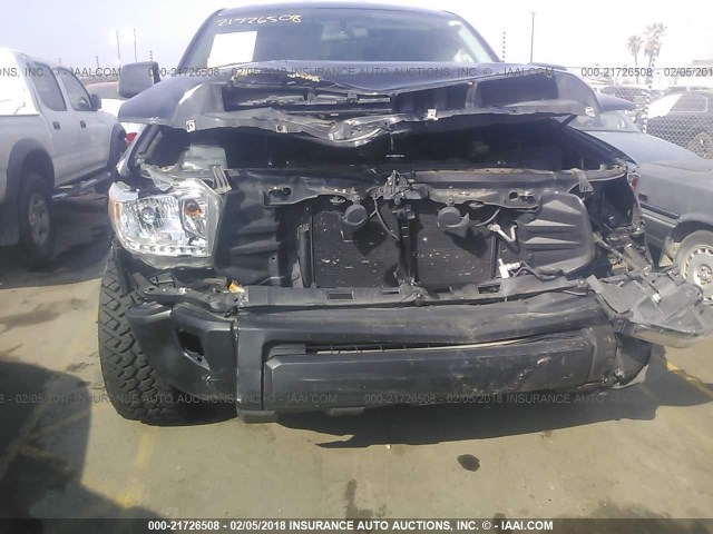 5TFRM5F17FX085590 - 2015 TOYOTA TUNDRA DOUBLE CAB SR/SR5 BLACK photo 6