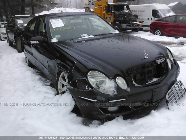 WDBUF87X39B437606 - 2009 MERCEDES-BENZ E 350 4MATIC BLACK photo 1