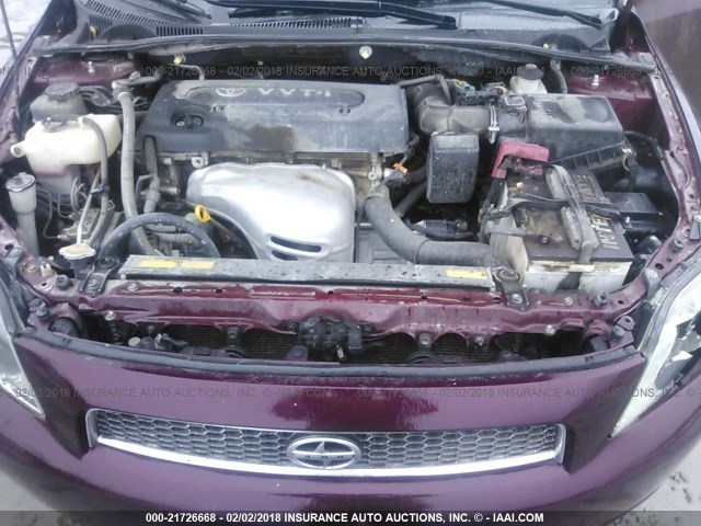 JTKDE177650032091 - 2005 TOYOTA SCION TC 紫色 照片 10