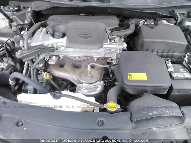 4T4BF1FK5DR318069 - 2013 TOYOTA CAMRY L/SE/LE/XLE GREEN photo 10