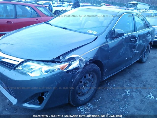 4T4BF1FK5DR318069 - 2013 TOYOTA CAMRY L/SE/LE/XLE GREEN photo 6
